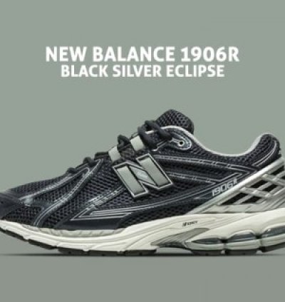 Newbalance 1906r Eclipse Silver Black Running Shoes