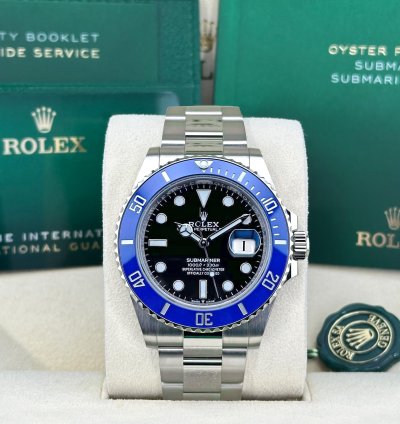 Rolex Submariner Date Unworn 2024 Black Dial White Gold 126619lb Complete