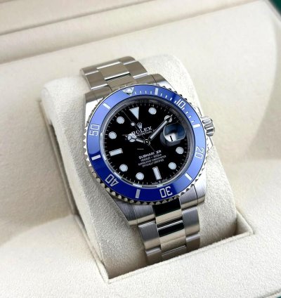 Rolex Submariner Date Unworn 2024 Black Dial White Gold 126619lb Complete