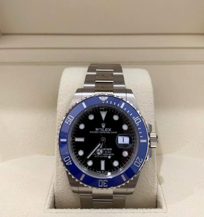 Rolex Submariner Date Unworn 2024 Black Dial White Gold 126619lb Complete