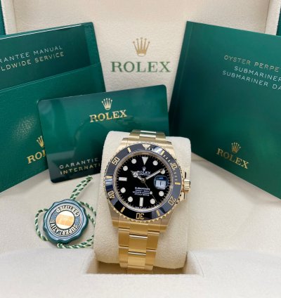 Rolex Submariner Date Unworn Submariner Date 41mm 126618ln Yellow Gold Black Bezel Black Dial
