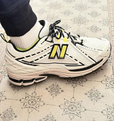 Newbalance 1906r X Ganni Egret White Yellow Running Shoes