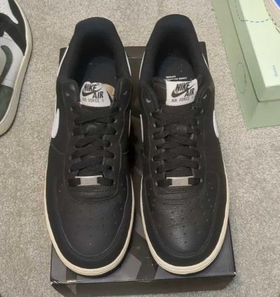 Supreme Comme Des Gar Ons Air Force 1 Low Black Men Size 8 5