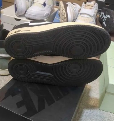 Supreme Comme Des Gar Ons Air Force 1 Low Black Men Size 8 5