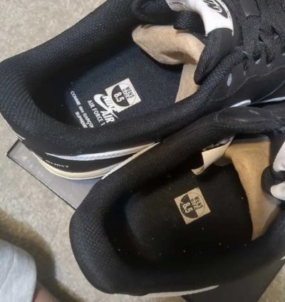 Supreme Comme Des Gar Ons Air Force 1 Low Black Men Size 8 5