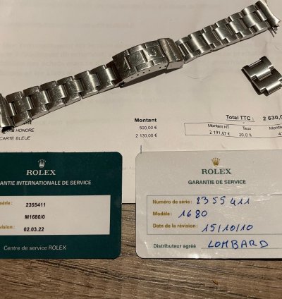 Rolex Submariner Date Vis Et Garantie Avec Facture
