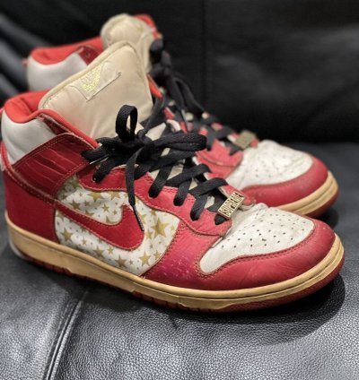 Supreme Dunk High Pro Sb Red 2003
