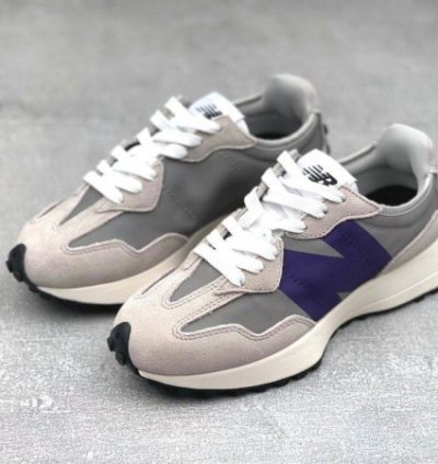 Newbalance 327 Grey Purple Running Shoes