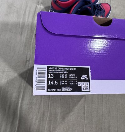 Supreme Dunk High Sb By Any Means Red Navy