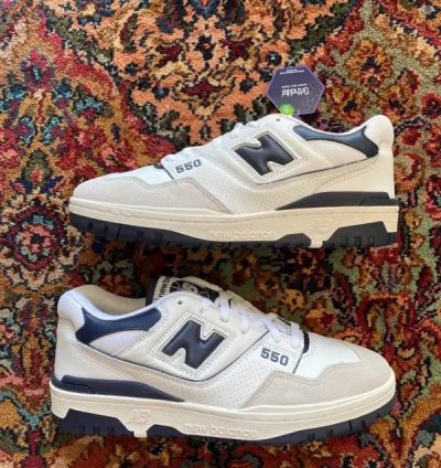 Newbalance 550 Navy Blue Sneakers