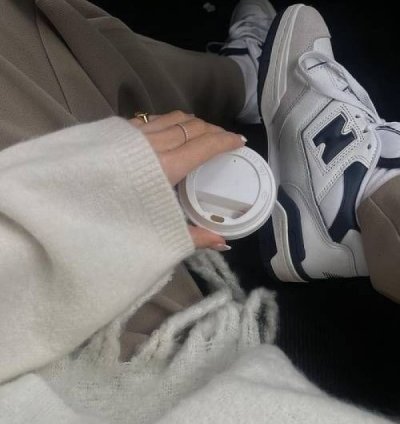 Newbalance 550 Navy Blue Sneakers