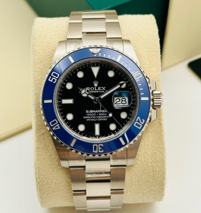 Rolex Submariner Date White Gold Submariner Date 126619lb Blue Bezel