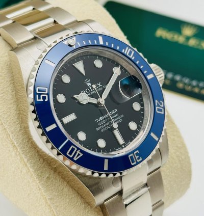 Rolex Submariner Date White Gold Submariner Date 126619lb Blue Bezel