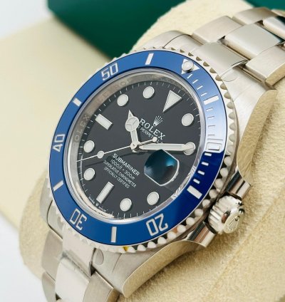 Rolex Submariner Date White Gold Submariner Date 126619lb Blue Bezel
