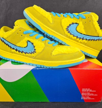 Nike Dunk Low Sb Grateful Dead Bears Opti Yellow Pre-owned