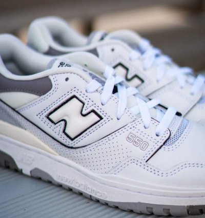 Newbalance 550 Salt And Pepper Running Shoes