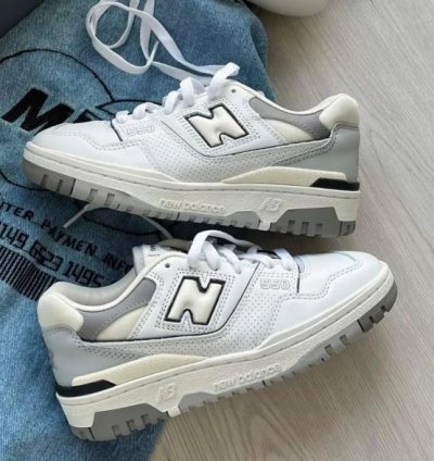 Newbalance 550 Salt And Pepper Running Shoes