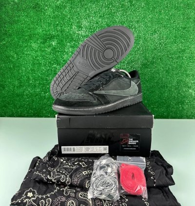 Air Jordan 1 Retro Low Og Sp Travis Scott Black Phantom