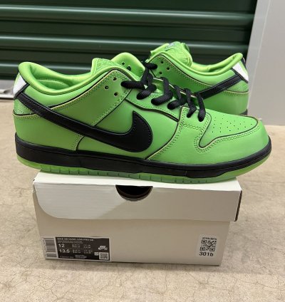 Nike Dunk Low Sb Pro The Powerpuff Girls Buttercup Size 11