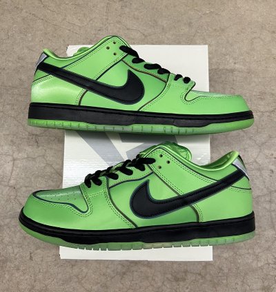 Nike Dunk Low Sb Pro The Powerpuff Girls Buttercup Size 11
