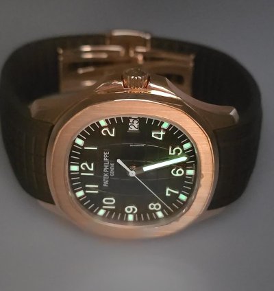 Patek Philippe Aquanaut 5167r-001 18k 40mm Brown Dial Watch 2010 Papers