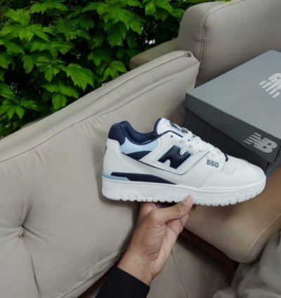 Newbalance 550 White Vintage Indigo Sneakers