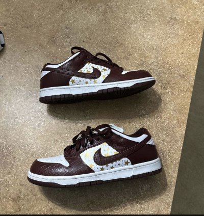 Supreme Dunks Brown Size 8