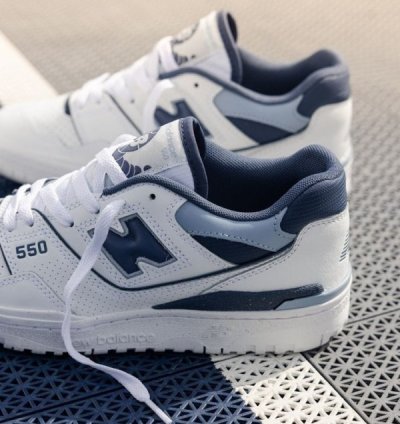 Newbalance 550 White Vintage Indigo Sneakers