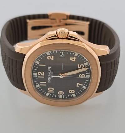 Patek Philippe Aquanaut 5167r-001 18k 40mm Brown Dial Watch 2010 Papers