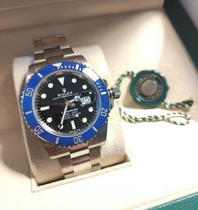 Rolex Submariner Date White Gold Unworn Full Set 2022 Official Rolex Warranty