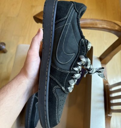 Air Jordan 1 Retro Low Og Sp Travis Scott Black Phantom