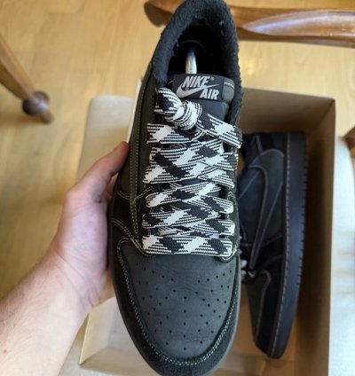 Air Jordan 1 Retro Low Og Sp Travis Scott Black Phantom