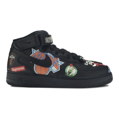 Supreme Nba Air Force 1 Mid 07 Black