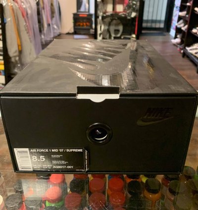 Supreme Nba Air Force 1 Mid 07 Black