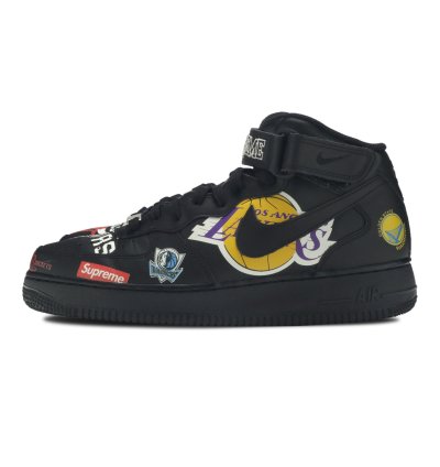 Supreme Nba Air Force 1 Mid 07 Black