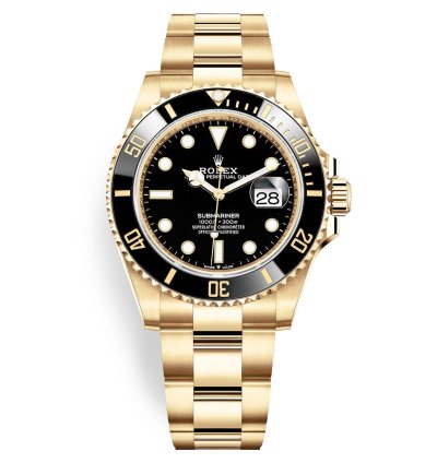 Rolex Submariner Date Yellow Gold Black Dial Submariner 41mm Date 126618ln
