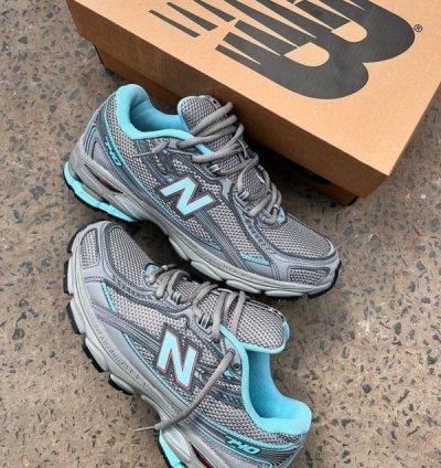 Newbalance 740 Vintage Grey Blue Sneakers