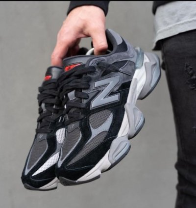 Newbalance 9060 Black Castlerock Black Grey Running Shoes