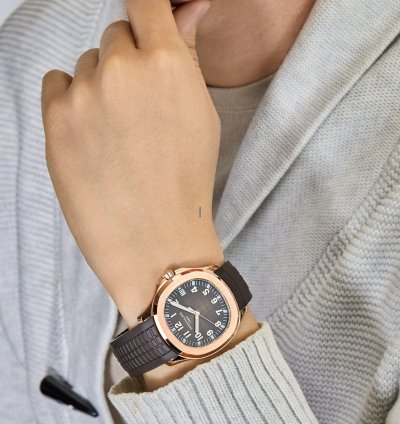 Patek Philippe Aquanaut 5167r-001 Rose Gold Brown Dial 2012
