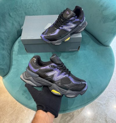 Newbalance 9060 Black Purple Rain Sneakers