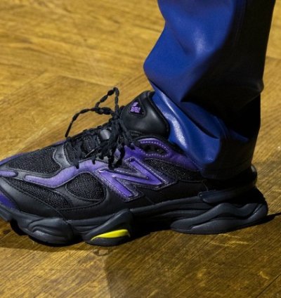 Newbalance 9060 Black Purple Rain Sneakers