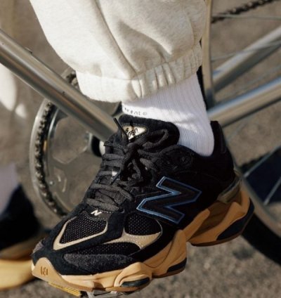 Newbalance 9060 Black Royal Gum Running Shoes