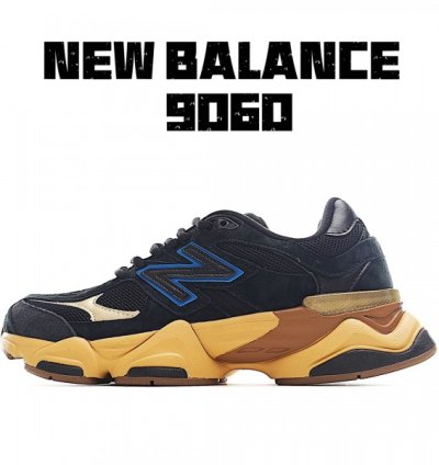 Newbalance 9060 Black Royal Gum Running Shoes