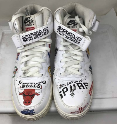 Supreme Nba Air Force 1 Mid White