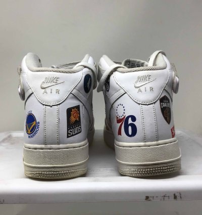 Supreme Nba Air Force 1 Mid White