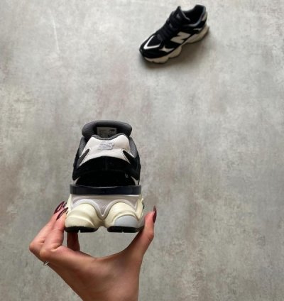 Newbalance 9060 Black White Running Shoes