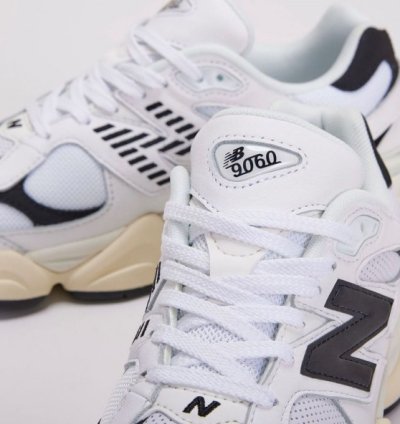 Newbalance 9060 Black White Running Shoes
