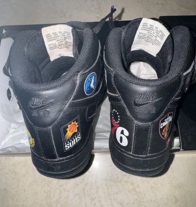 Supreme Nba Black Nike Air Force 1 Mid