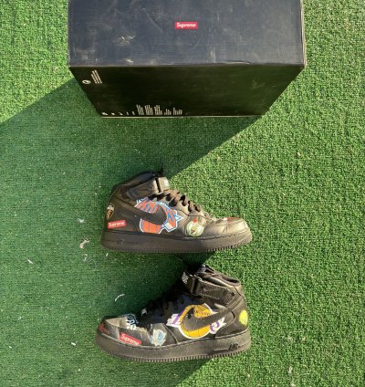 Supreme Nba Black Nike Air Force 1 Mid