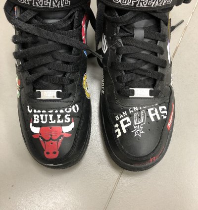 Supreme Nba Nike Air Force 1 Mid 07 Black 2018
